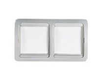 Рамка горизонтальная ASD Classico 2-м. белый картинка